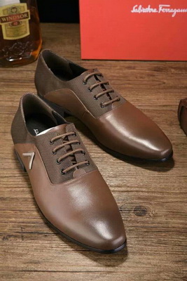 Salvatore Ferragamo Business Men Shoes--012